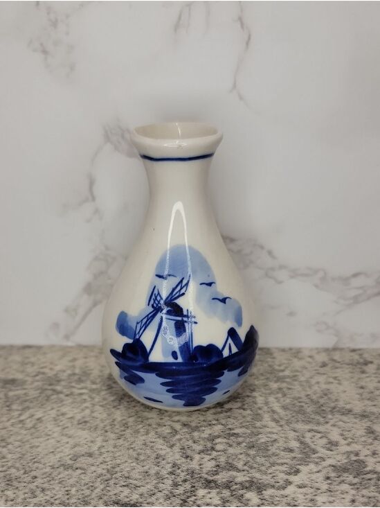 vintage Other - Vintage Mini Delft blue inspired Vase